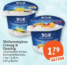 tegut Weihenstephan Cremig & Quarkig Angebot