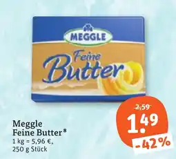 tegut Meggle Feine Butter Angebot