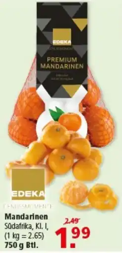 Multi Markt EDEKA Premium Mandarinen Angebot