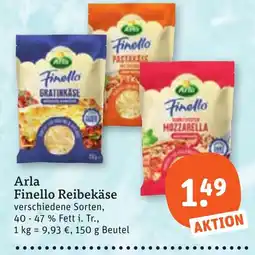 tegut Arla Finello Reibekäse Angebot