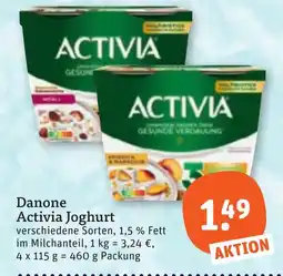 tegut Danone Activia Joghurt Angebot