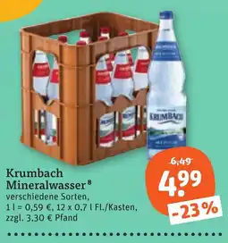 tegut Krumbach Mineralwasser Angebot