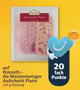 tegut Ponnath - die Meistermetzger Aufschnitt Platte Angebot