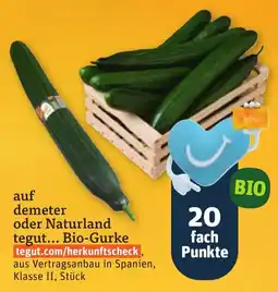 tegut tegut... Bio-Gurke Angebot