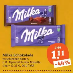 tegut Milka Schokolade Angebot