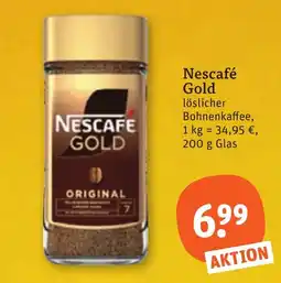 tegut Nescafé Gold löschlicher Bohnenkaffee Angebot