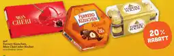 tegut Ferrero Küsschen, Mon Chéri oder Rocher Angebot