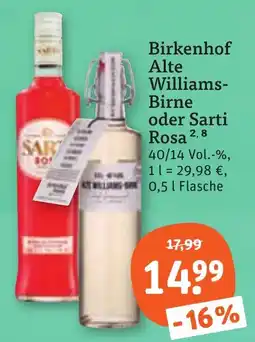 tegut Birkenhof Alte Williams-Birne oder Sarti Rosa Angebot