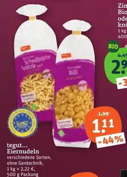 tegut tegut... Eiernudeln Angebot