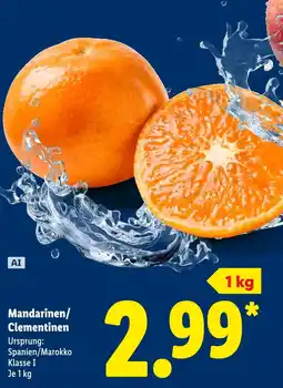 Lidl Mandarinen/Clementinen Angebot