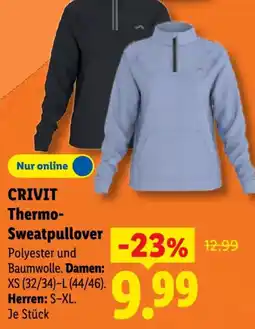 Lidl CRIVIT Thermo-Sweatpullover Angebot