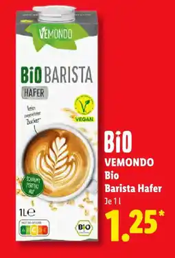 Lidl VEMONDO Bio Barista Hafer Angebot