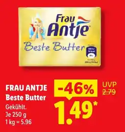 Lidl Frau Antje Beste Butter Angebot