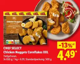 Lidl CHEF SELECT Chicken Nuggets Cornflakes XXL Angebot