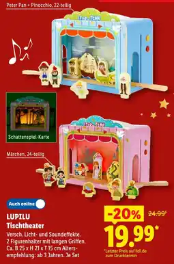Lidl LUPILU Tischtheater Angebot