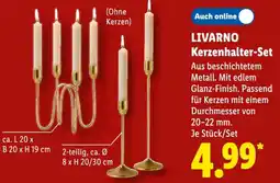 Lidl LIVARNO Kerzenhalter-Set Angebot