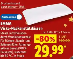 Lidl EMMA Visko-Nackenstützkissen Angebot