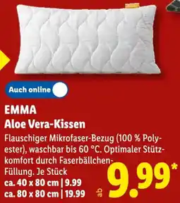 Lidl EMMA Aloe Vera-Kissen Angebot