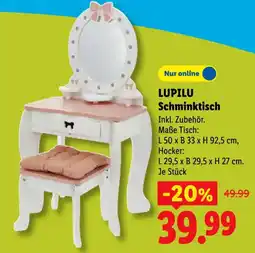 Lidl LUPILU Schminktisch Angebot