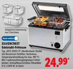 Lidl SILVERCREST Edelstahl-Fritteuse Angebot