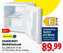 Lidl SILVERCREST Minikühlschrank Angebot