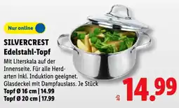 Lidl SILVERCREST Edelstahl-Topf Angebot