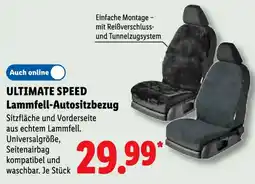 Lidl ULTIMATE SPEED Lammfell-Autositzbezug Angebot