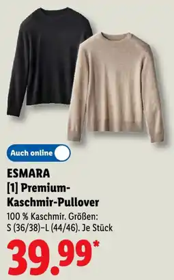 Lidl ESMARA [1] Premium Kaschmir-Pullover Angebot