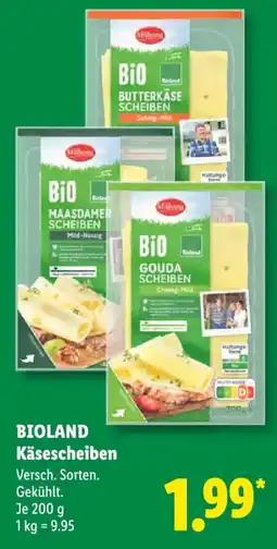 Lidl BIOLAND Käsescheiben Angebot