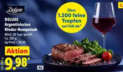 Lidl DELUXE Argentinisches Rinder-Rumpsteak Angebot