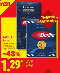 Lidl BARILLA Pasta Angebot