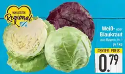 E-Center Weiß oder Blaukraut Angebot