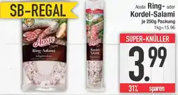 E-Center Aoste Ring oder Kordel-Salami Angebot