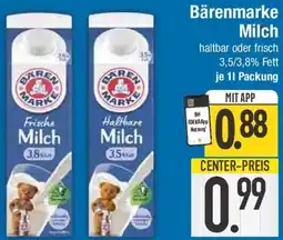 E-Center Bärenmarke Milch Angebot