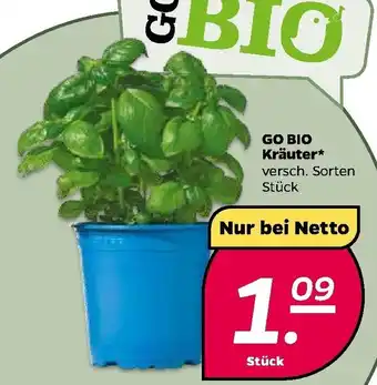 NETTO Go Bio Kräuter Angebot