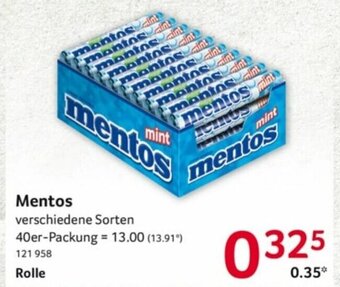 Selgros Mentos Angebot