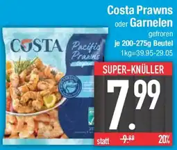 E-Center Costa Prawns oder Garnelen Angebot