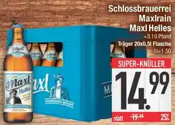 E-Center Schlossbrauerrei Maxlrain Maxl Helles Angebot