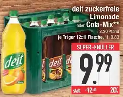 E-Center deit zuckerfreie Limonade oder Cola-Mix Angebot