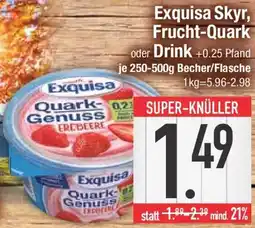 E-Center Exquisa Skyr, Frucht-Quark oder Drink Angebot