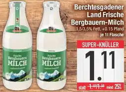 E-Center Berchtesgadener Land Frische Bergbauern-Milch Angebot