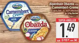 E-Center Alpenhain Obazda oder Camembert-Creme Angebot