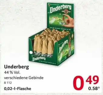 Selgros Underberg 0.02L Angebot