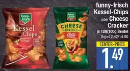 E-Center funny-frisch Kessel-Chips oder Cheese Cracker Angebot