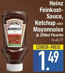 E-Center Heinz Feinkost Sauce, Ketchup oder Mayonnaise Angebot