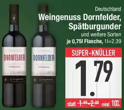 E-Center Weingenuss Dornfelder, Spätburgunder Angebot