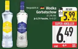 E-Center Wodka Gorbatschow Angebot
