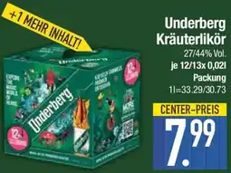 E-Center Underberg Kräuterlikör Angebot