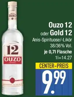 E-Center Ouzo 12 oder Gold 12 Angebot
