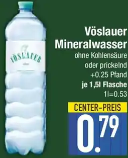 E-Center Vöslauer Mineralwasser Angebot